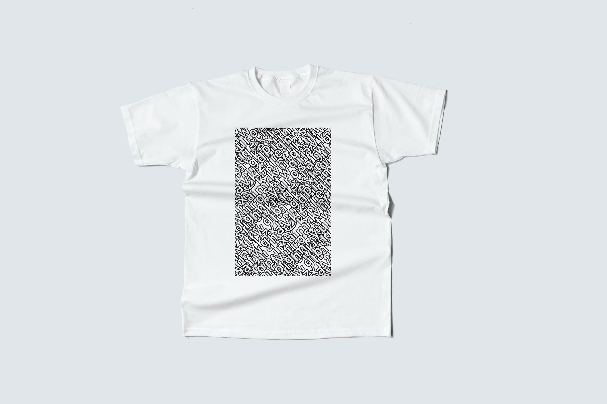 ABCDEF JUMBLE TSHIRT