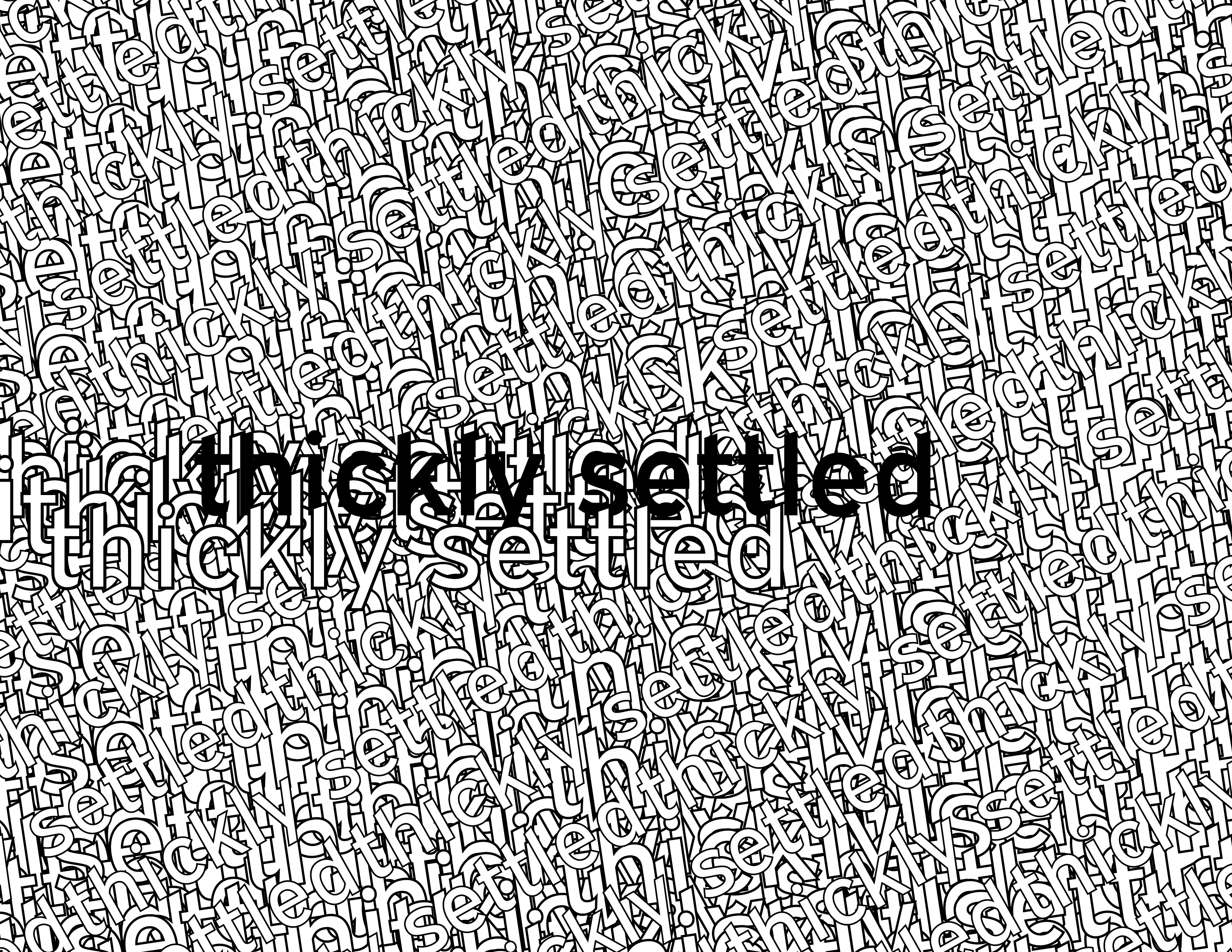 Thickly Settled